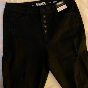 Black Rewash Jeans size 13/31